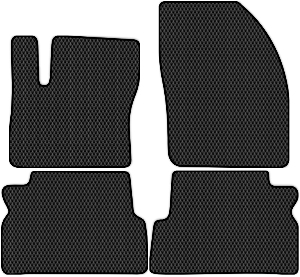 Коврики ЭВА "Ромб" для Ford C-Max (минивэн / Mk1) 2007 - 2010, черные, 4шт.