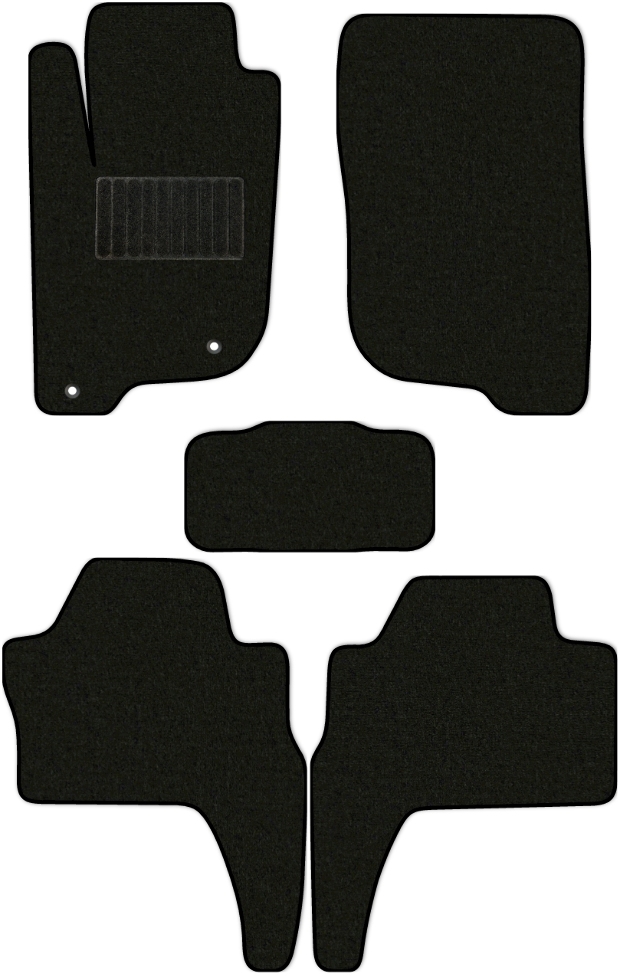 Коврики текстильные "Комфорт" для Mitsubishi Pajero Sport III (suv) 2016 - Н.В., черные, 5шт.