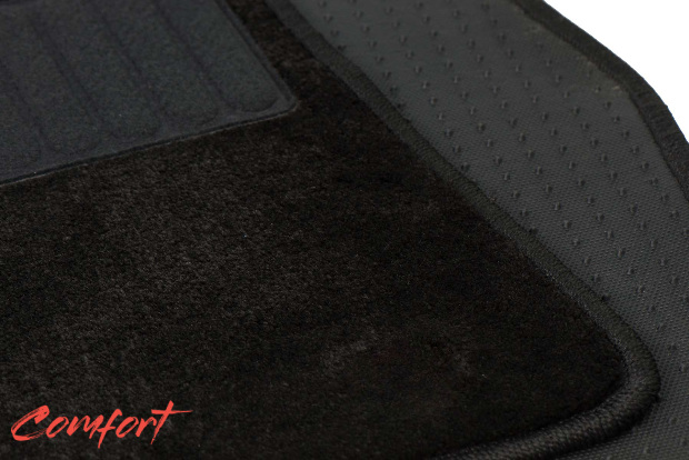 Коврики текстильные "Комфорт" для Chery Tiggo 7 I (suv) 2016 - 2020, черные, 3шт.