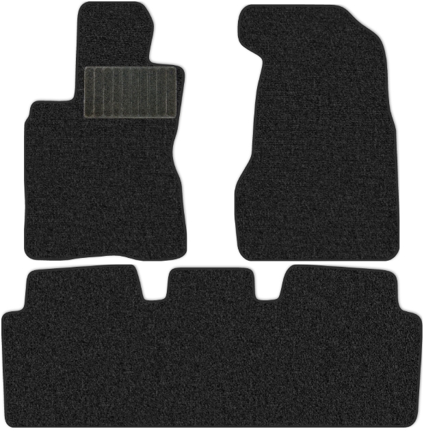 Коврики текстильные "Классик" для Honda CR-V II (suv / RD8) 2004 - 2006, темно-серые, 3шт.