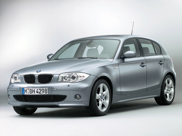 Коврики ЭВА "EVA ромб" для BMW 1-Series I (хэтчбек 5 дв / E87) 2004 - 2007, серые, 4шт.