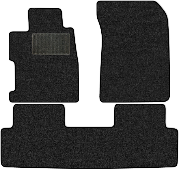 Коврики текстильные "Классик" для Honda Civic (седан / FB) 2012 - 2015, темно-серые, 3шт.