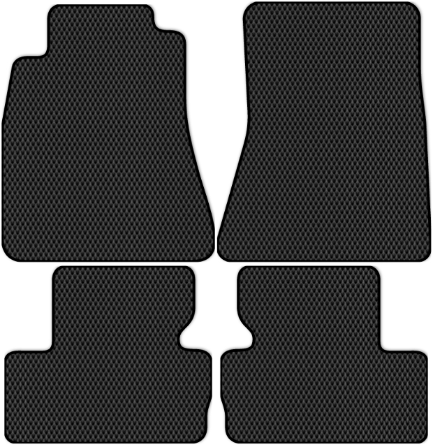 Коврики ЭВА "EVA ромб" для Lexus IS250 II (седан / XE20) 2010 - 2013, черные, 4шт.
